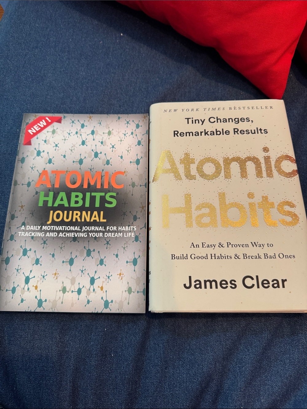 Atomic Habits Journal - Green & Orange Habit Tracker